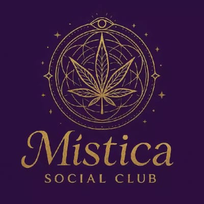 Mística Madrid Logo del club di cannabis Mística Madrid